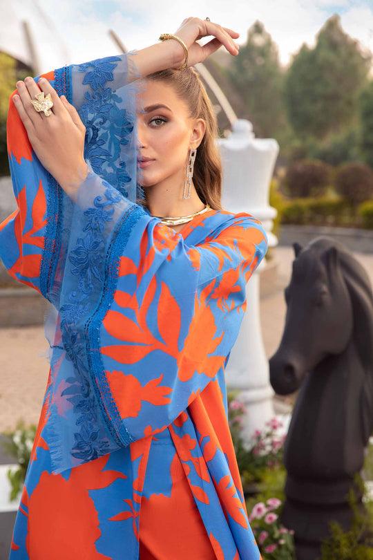 Mariab M.Prints Spring Summer’24 Unstitched Suit | 11B