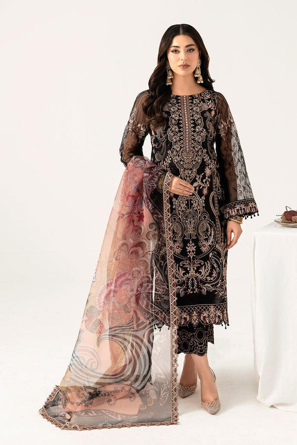RAMSHA | FISTIVE CHIFFON READYMADE M-1105