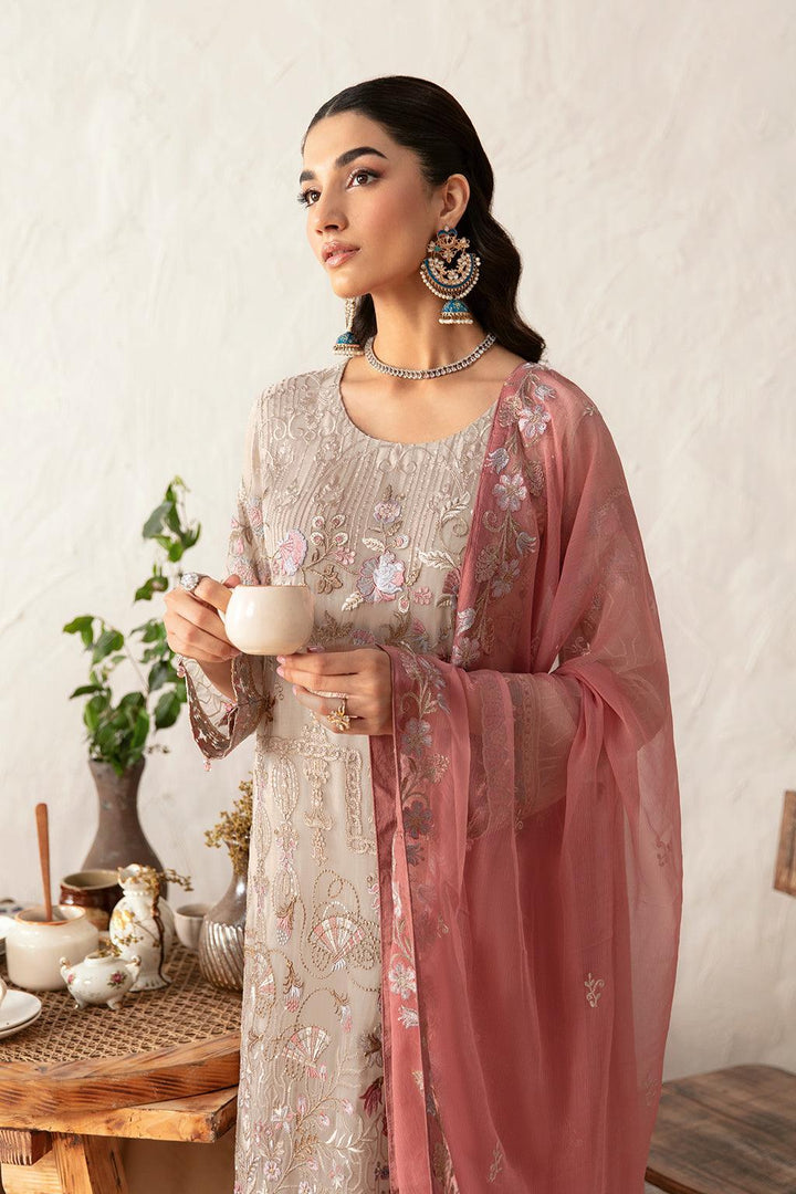 RAMSHA READY TO WEAR RANGOON CHIFFON COLLECTION D-1212
