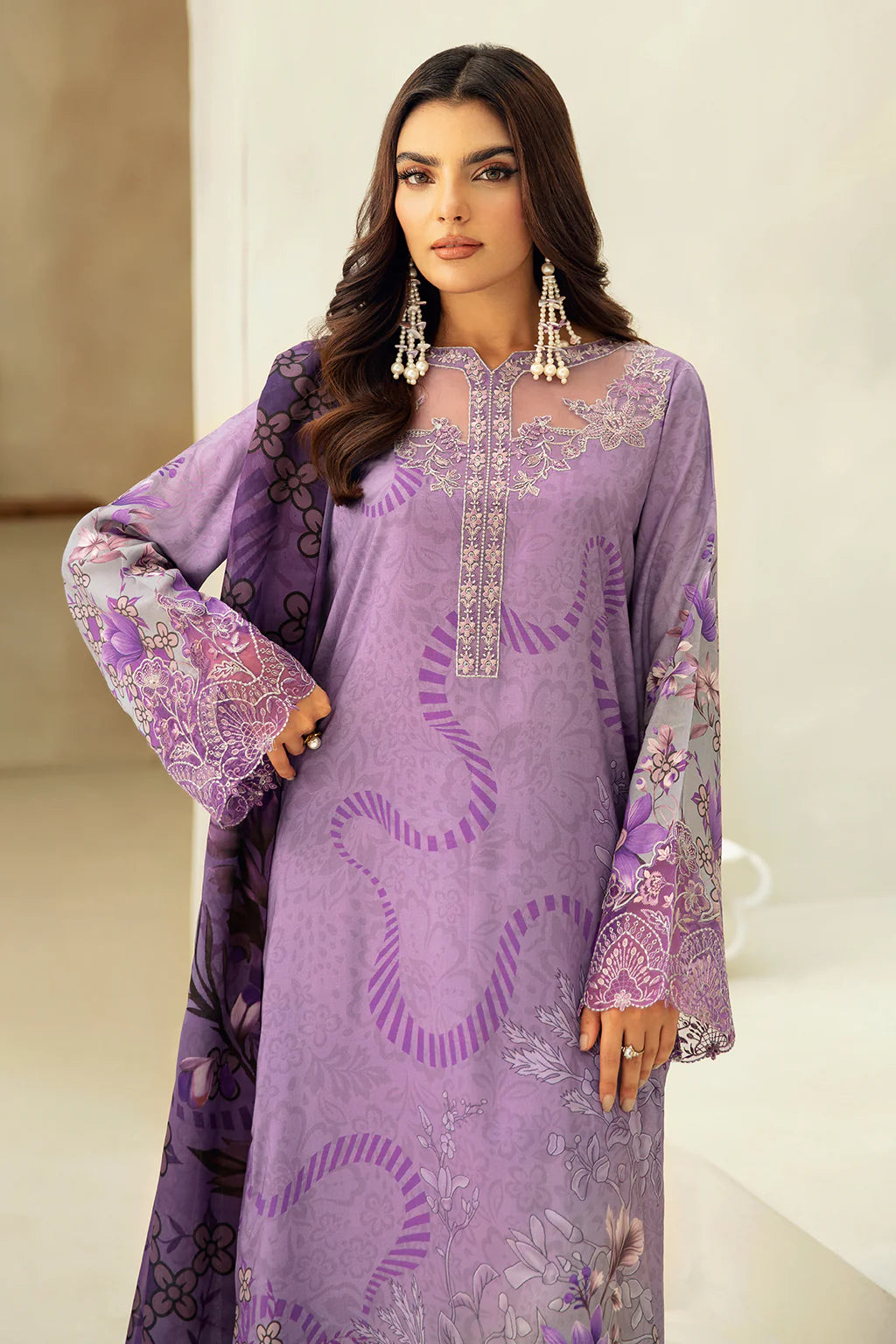 RAMSHA STITCHED RIWAJ VISCOSE COLLECTION VOL 04 - J-402