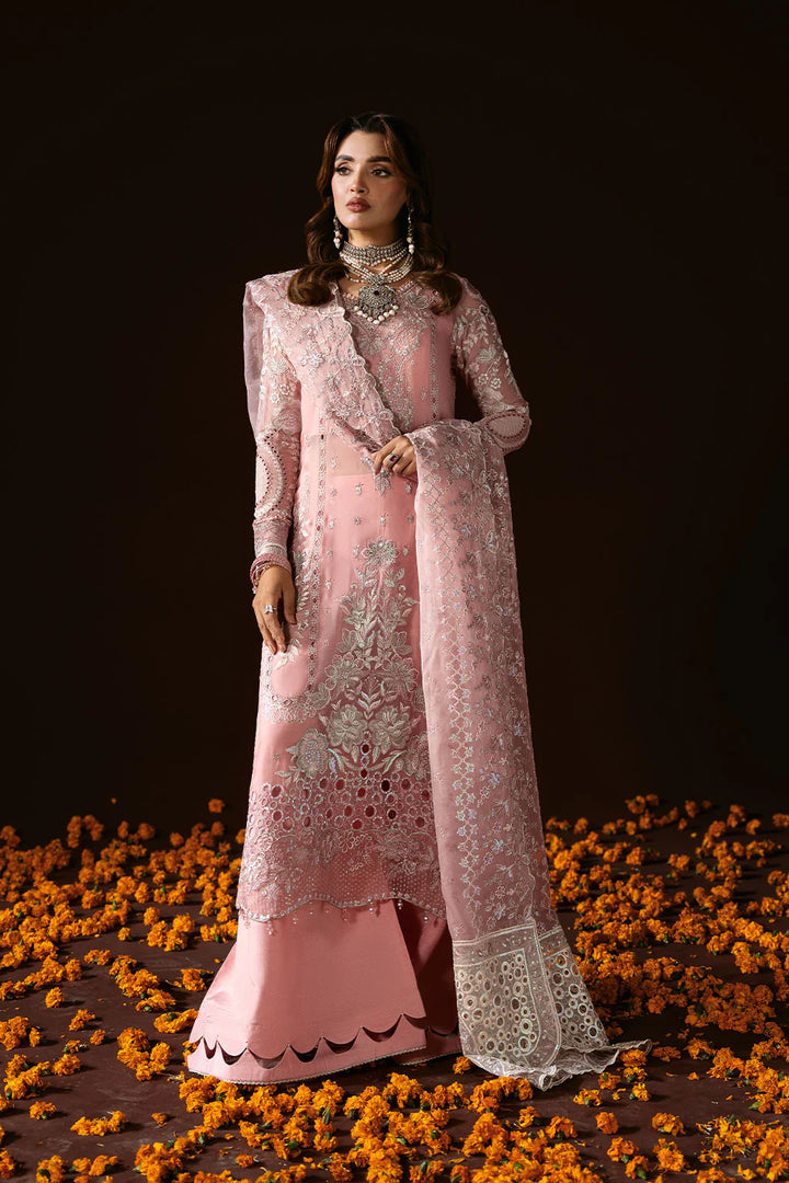 Ramsha 3-Piece Ready to Wear Dastak Luxury Chiffon Collection Vol-2 - Q-202 Pink