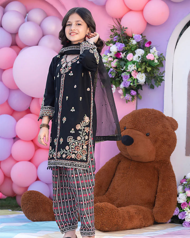 Allys Kids READY TO WEAR Eid Collection BLACK AL-1040