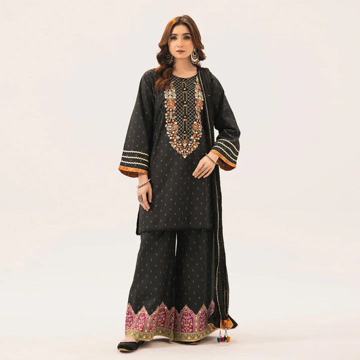 Zahra Rubab 3-Piece Ready To Wear Siyah ZR-2509