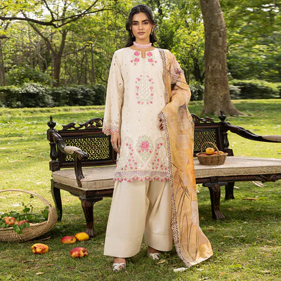 Zahra Rubab Farshi Shalwar 3-Piece Ready to Wear Blossom Collection - Lilly ZR-2523