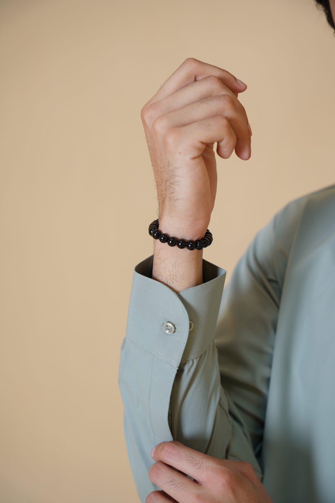 Al-Qaisar Men's Embroidered Mint Shalwar Kameez AQ-08
