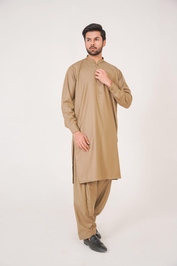 AL-QAISAR BROWN SHALWAR KAMEEZ AQ-19