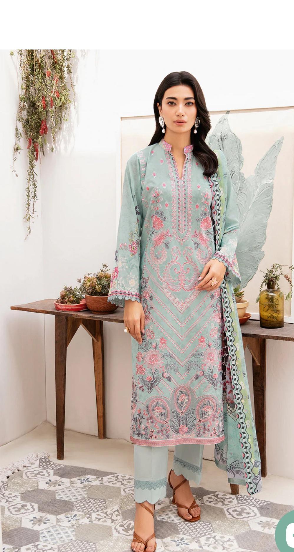 RAMSHA MASHAAL LUXURY | EMBROIDERED LAWN READYMADE -L-1110
