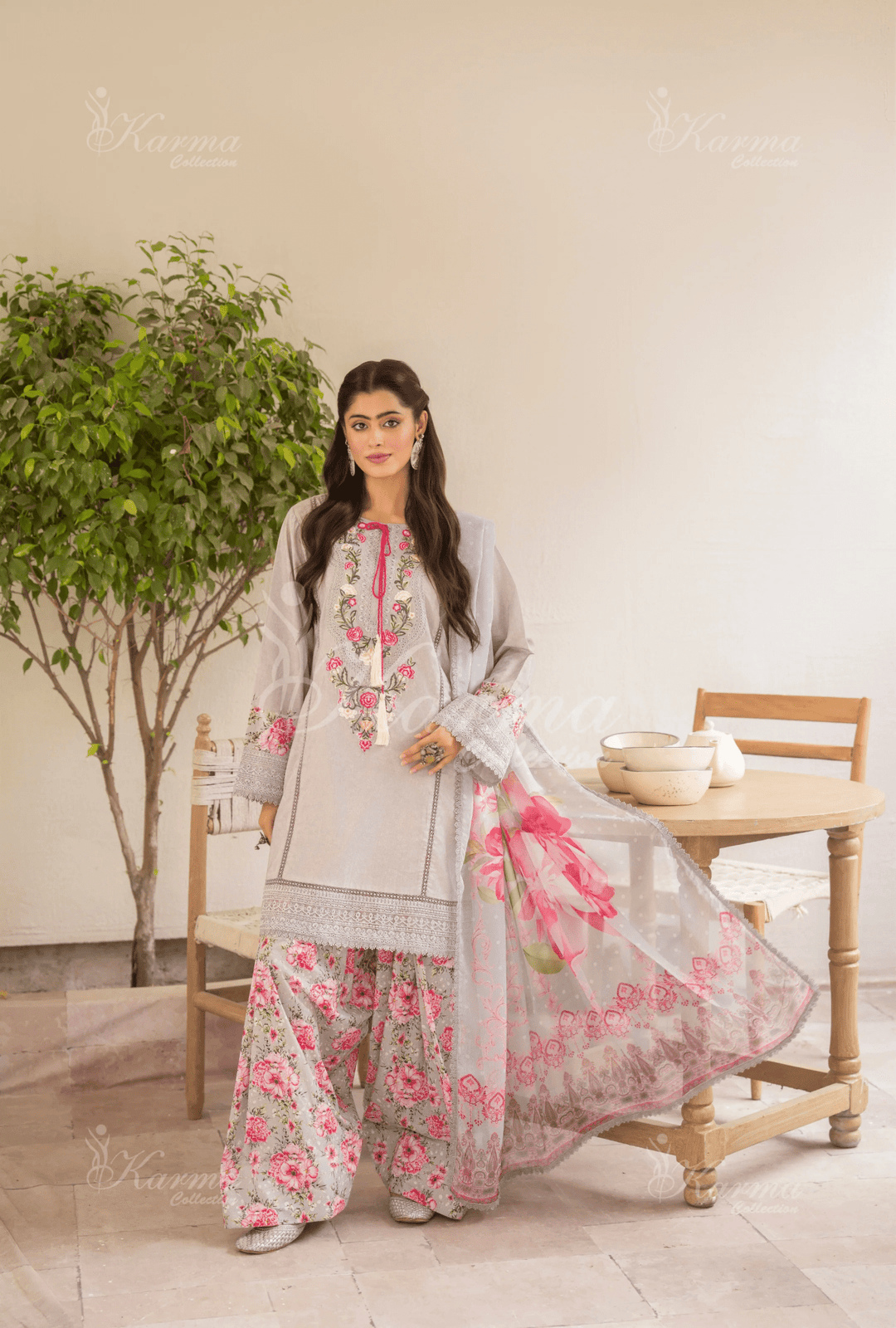 3-Piece Ready to Wear Karma Collections CLOUD KC-1504