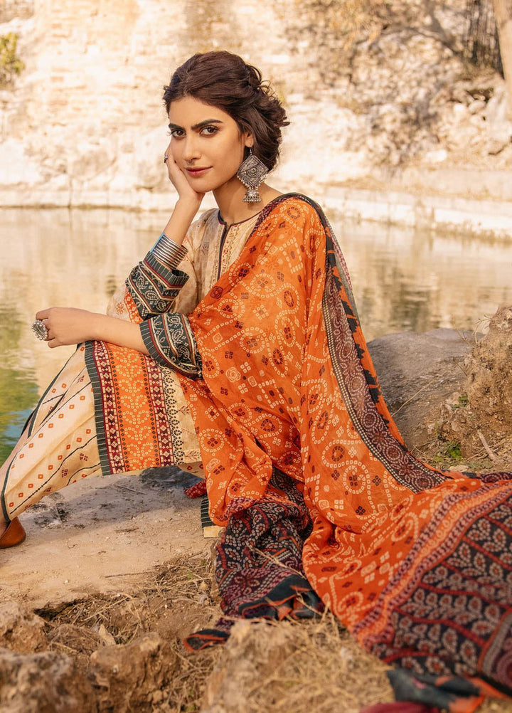Lakhany Embroidered Lawn Suits Unstitched 3 Piece SG-2108 - Summer Collection