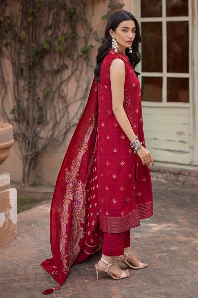 GUL AHMED 3PC KHADDAR JACQUARD UNSTITCHED SUIT MJ-32075