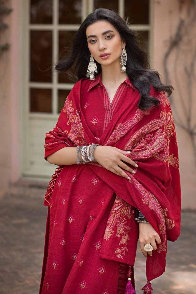 GUL AHMED 3PC KHADDAR JACQUARD UNSTITCHED SUIT MJ-32075