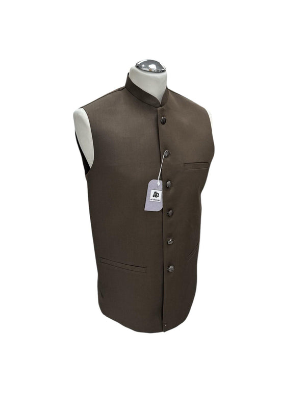 Men's D Brown Waistcoat WQ-22