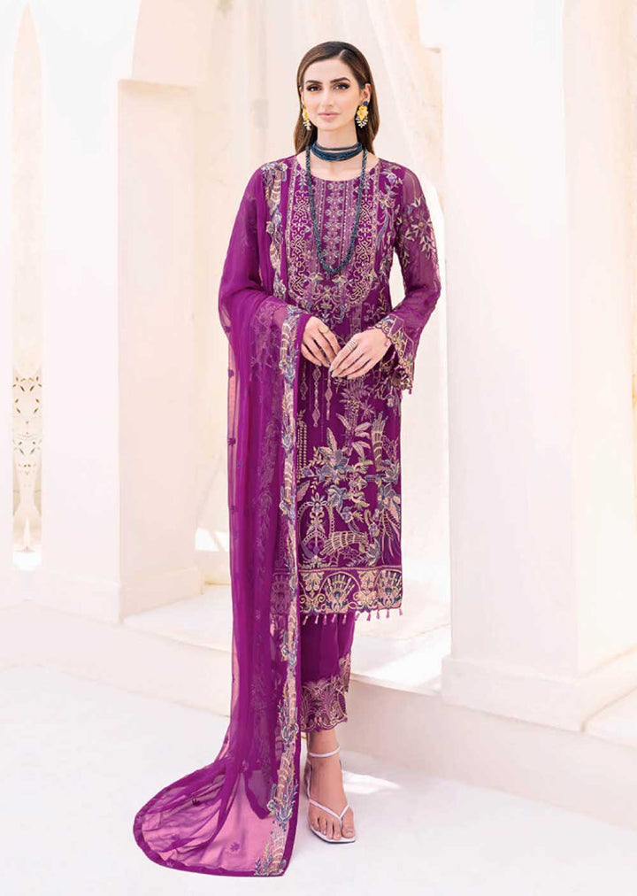 Ramsha Chiffon Collection 2023 – F-2307-R