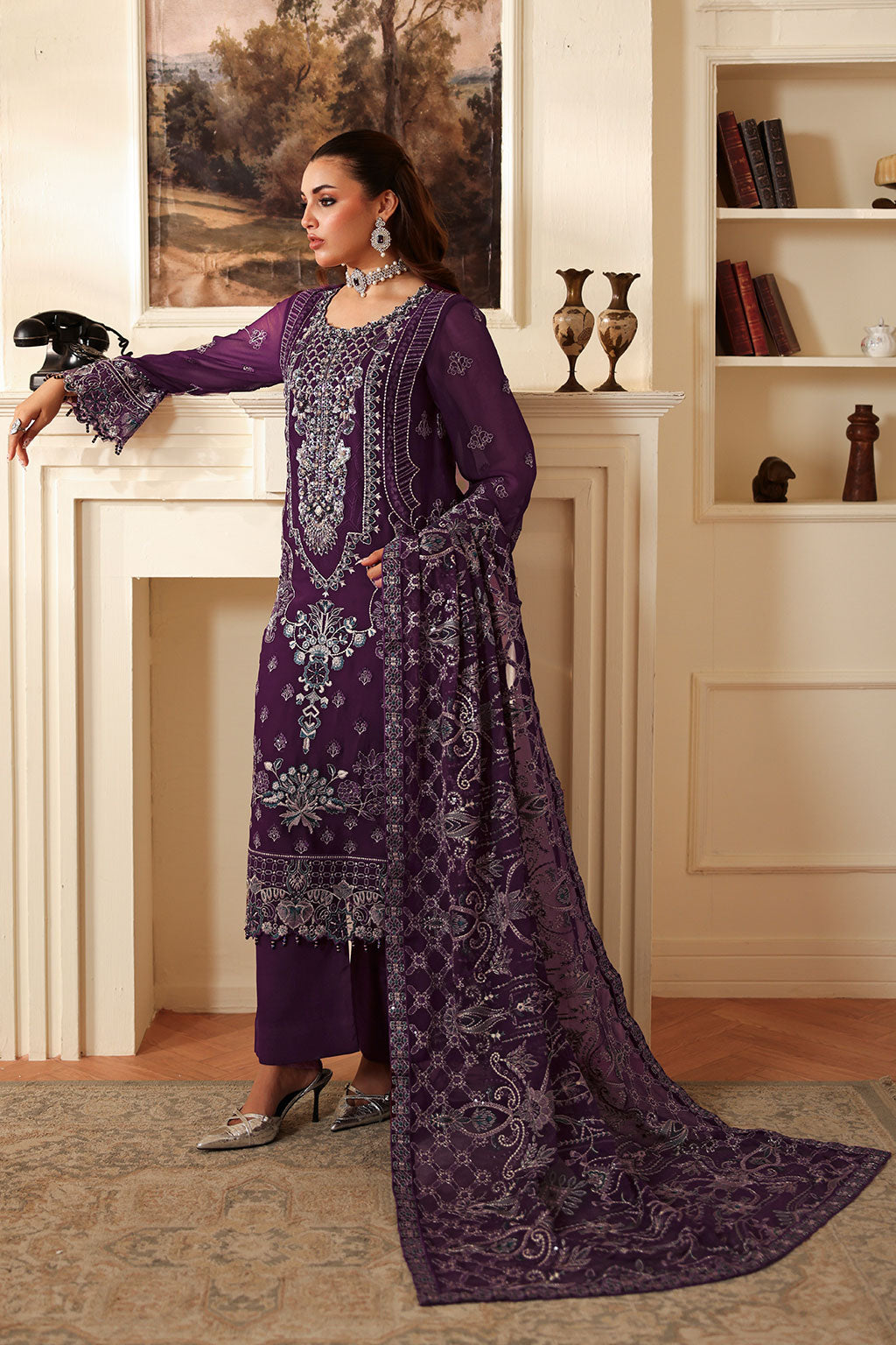 Ramsha 3-Piece Ready to Wear Luxury Chiffon Collection T406