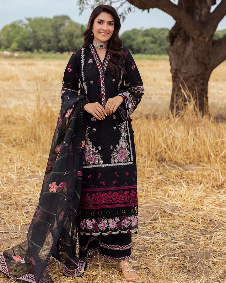 Allys 3-Piece Ready to Wear Mother &amp; Daughter AL-1028 Black