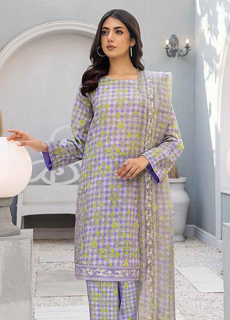 Charizma 3 PIECE  Embroidered Lawn Collection SH-16