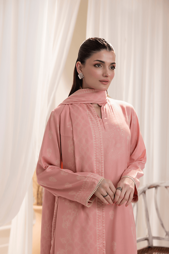 Lakhany 03 Piece Unstitched Cashmi Wool Printed Suit - LG-AR-0078-A