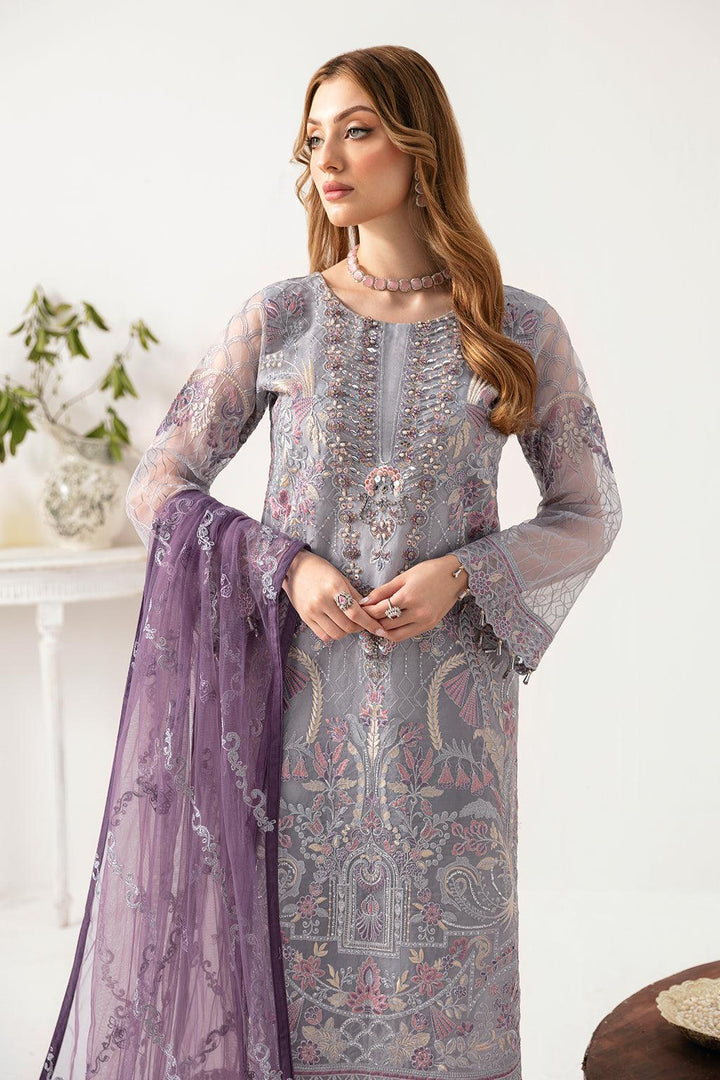 RAMSHA | FESTIVE CHIFFON READYMADE M-1104